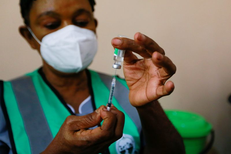 FILE PHOTO: Nigeria distributes COVID-19 vaccines