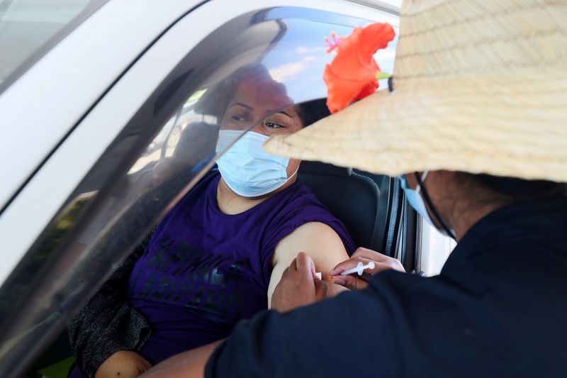 FILE PHOTO: New Zealand holds a COVID-19 single-day vaccination drive,