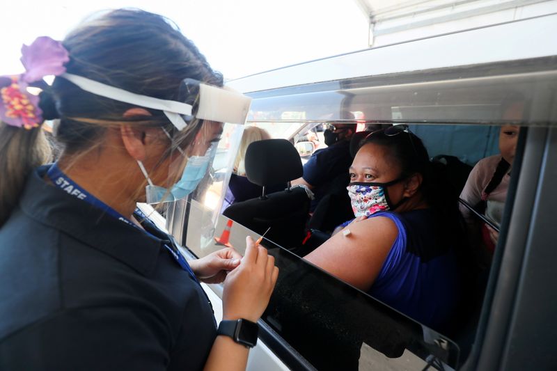 FILE PHOTO: New Zealand holds a COVID-19 single-day vaccination drive,