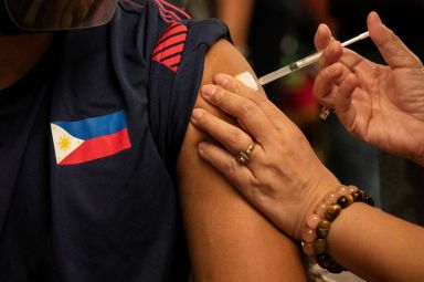 Filipino athletes are vaccinated against COVID-19 ahead of Olympics