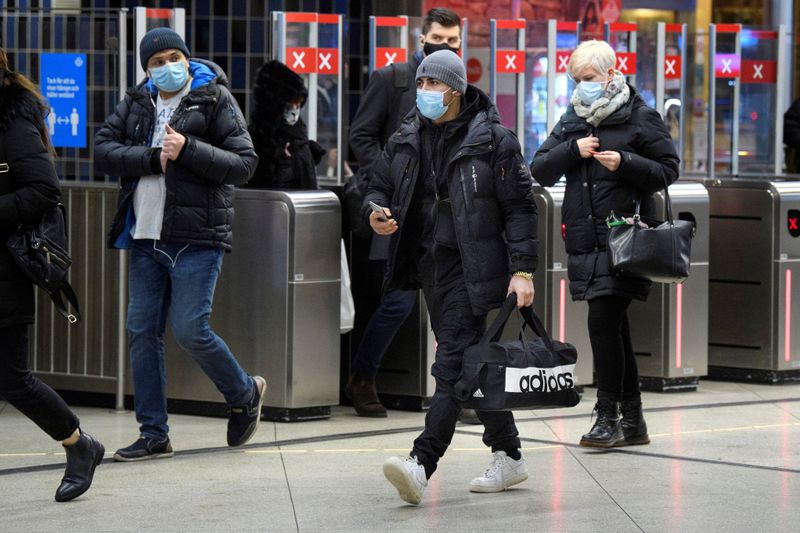 FILE PHOTO: Coronavirus disease (COVID-19) pandemic continues in Stockholm