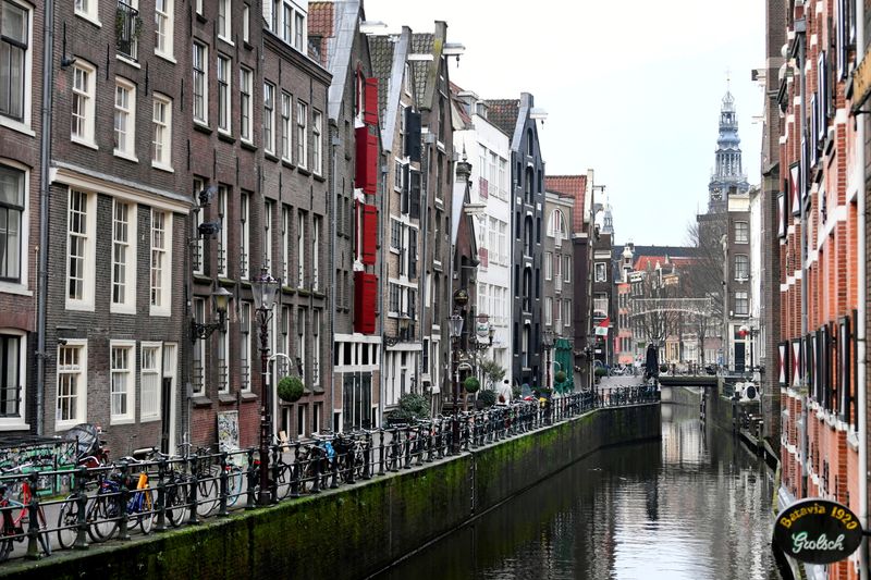 FILE PHOTO: A street in Amsterdam