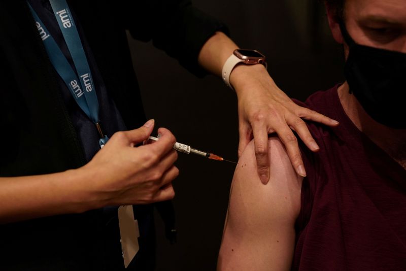 FILE PHOTO: Push to increase vaccination rates continues as COVID-19