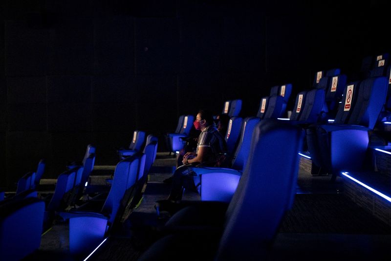 FILE PHOTO: Cinemas in Metro Manila reopen for the first