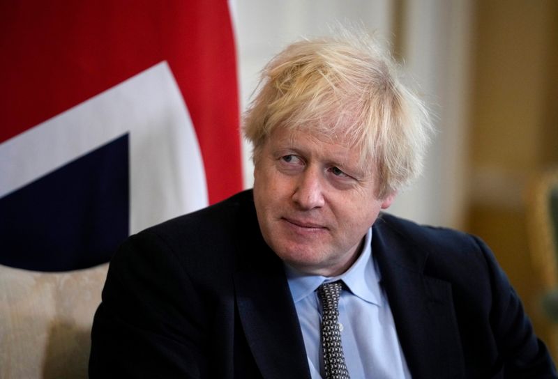 British PM Johnson hosts Polish PM Morawiecki on Downing Street