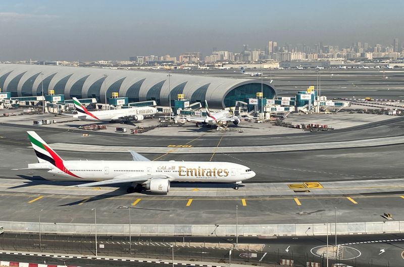 FILE PHOTO: Emirates airline sees full fleet returning to the