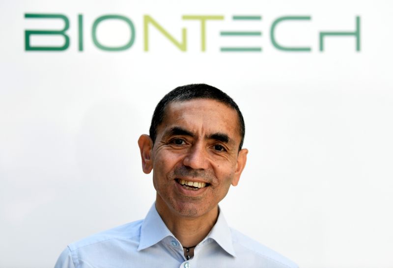 FILE PHOTO: Ugur Sahin, CEO and co-founder of German biotech