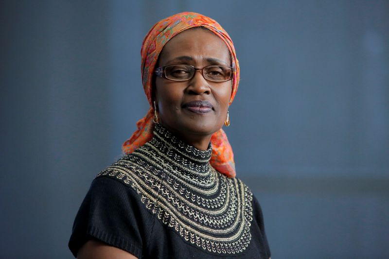 Oxfam International Executive Director Winnie Byanyima poses for a portrait