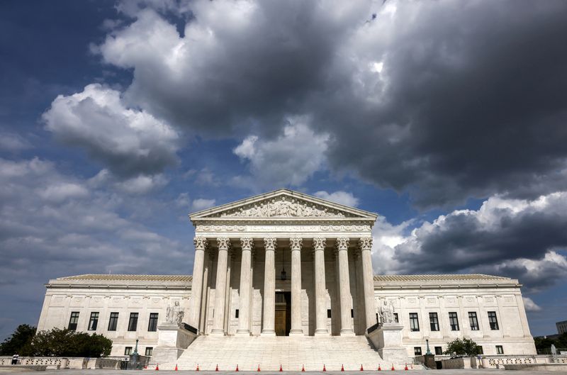 FILE PHOTO: U.S. Supreme Court building in Washington, U.S.