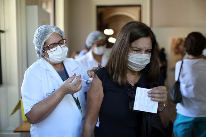 FILE PHOTO: COVID-19 pandemic in Rio de Janeiro
