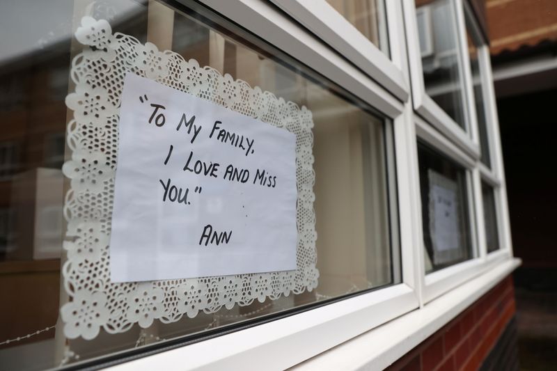 A message written from a resident is seen on the