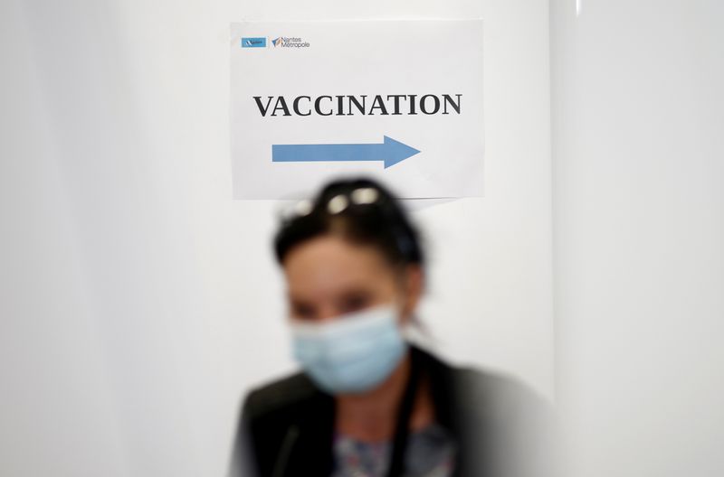 FILE PHOTO: COVID-19 vaccination campaign in France