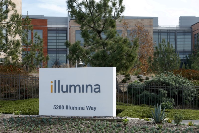 FILE PHOTO: The offices of gene sequencing company Illumina Inc