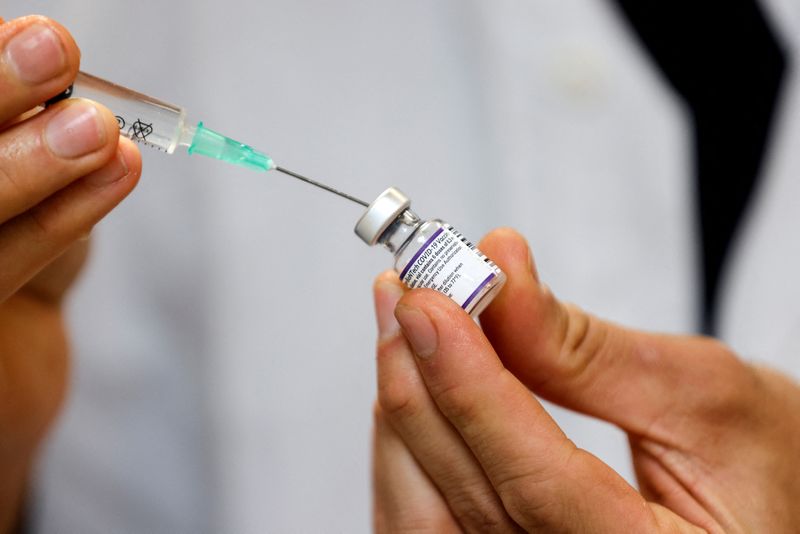 People receive the fourth dose of coronavirus disease (COVID-19) vaccine