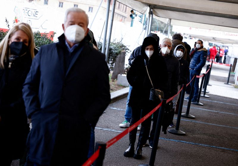 FILE PHOTO: COVID-19 pandemic in Rome