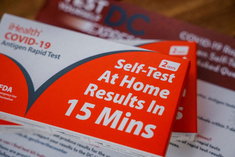 FILE PHOTO: Free COVID-19 test kits distributed to DC residents