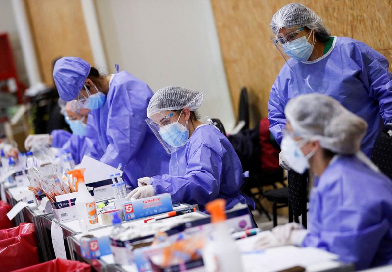 FILE PHOTO: Argentina breaks COVID-19 case record as daily infections