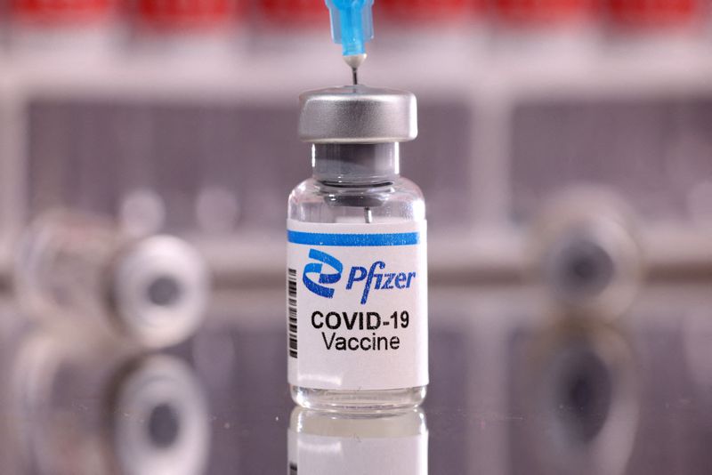 Illustration of COVID-19 vaccine vial