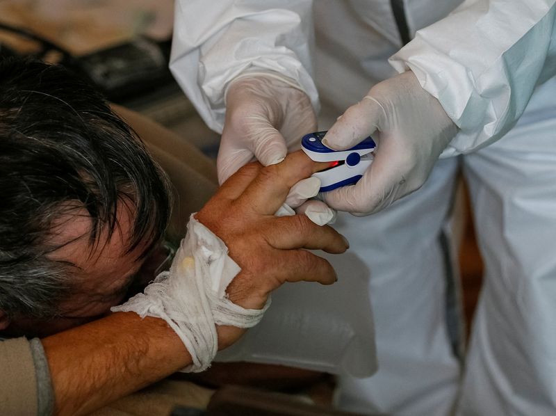 FILE PHOTO: Spread of the coronavirus disease (COVID-19) in Ukraine