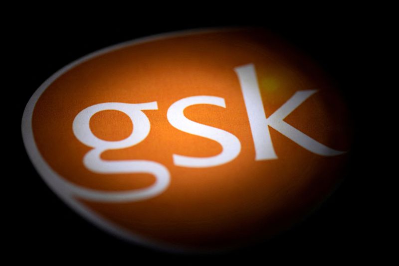 FILE PHOTO: Illustration of GSK logo