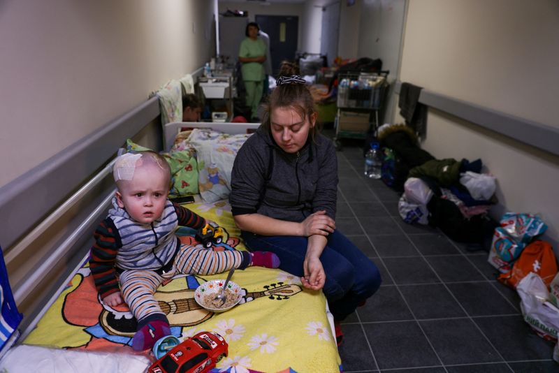Children patients whose treatments are underway stay in one of