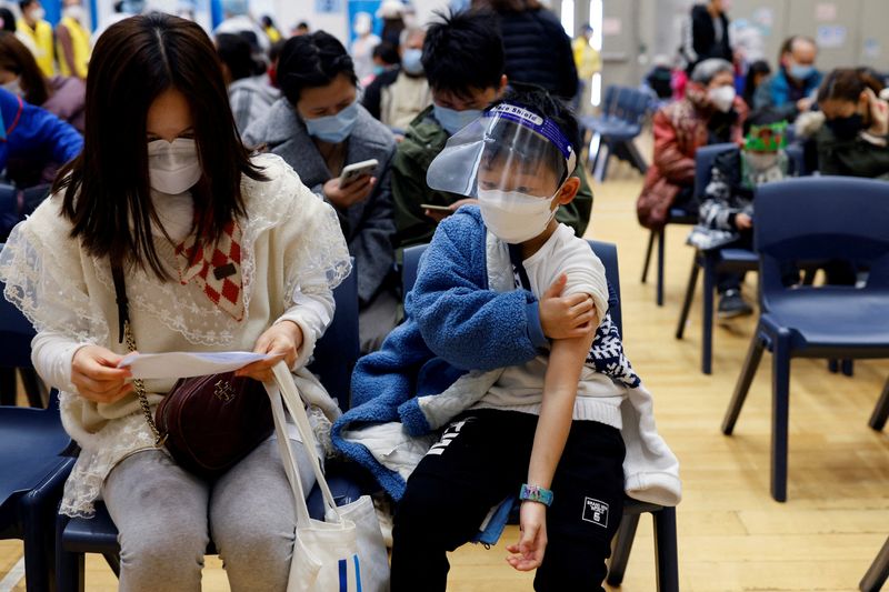 FILE PHOTO: COVID-19 outbreak in Hong Kong