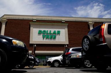 FILE PHOTO: A view of a Dollar Tree store in