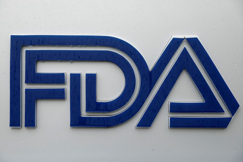 FILE PHOTO: Signage is seen outside of FDA headquarters in