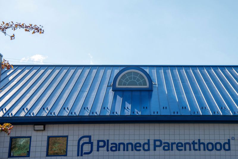FILE PHOTO: A view outside Planned Parenthood in Ohio as