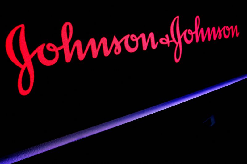 FILE PHOTO: FILE PHOTO: The Johnson & Johnson logo is