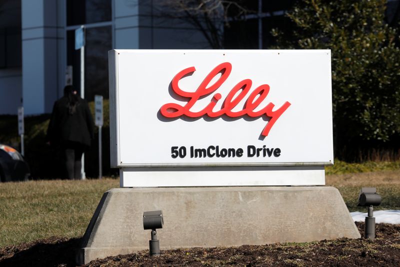 FILE PHOTO: An Eli Lilly and Company pharmaceutical manufacturing plant