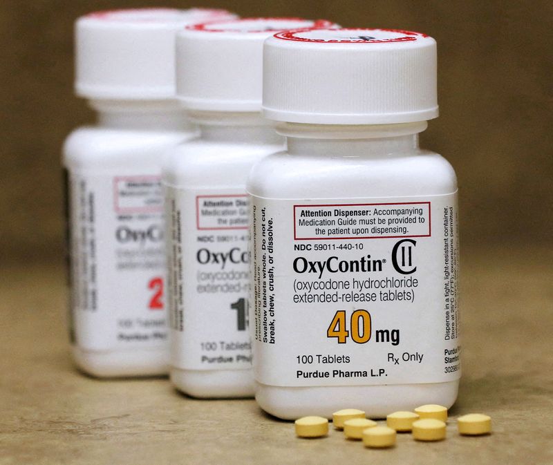 FILE PHOTO: Bottles of prescription painkiller OxyContin made by Purdue