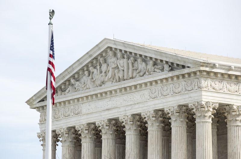 The Supreme Court is pictured in Washington