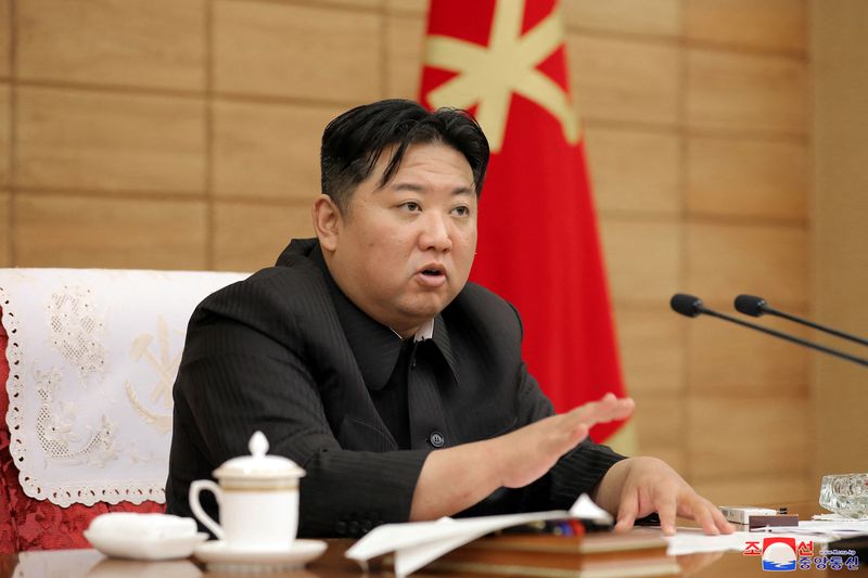 North Korean leader Kim Jong Un attends a Worker’s Party