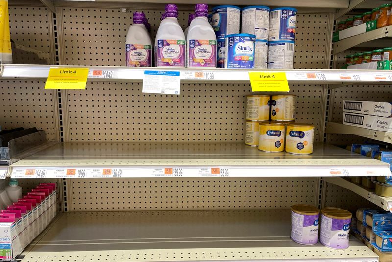 FILE PHOTO: U.S. shortage of infant formula continues in Medford