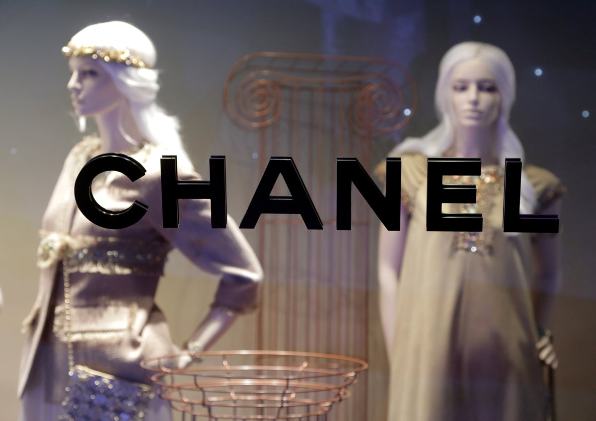 FILE PHOTO: Chanel logo is seen on the company’s store