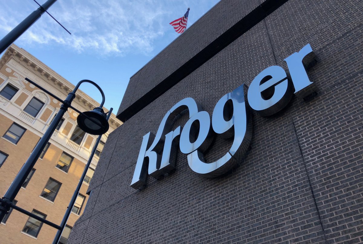 The Kroger supermarket chain’s headquarters is shown in Cincinnati