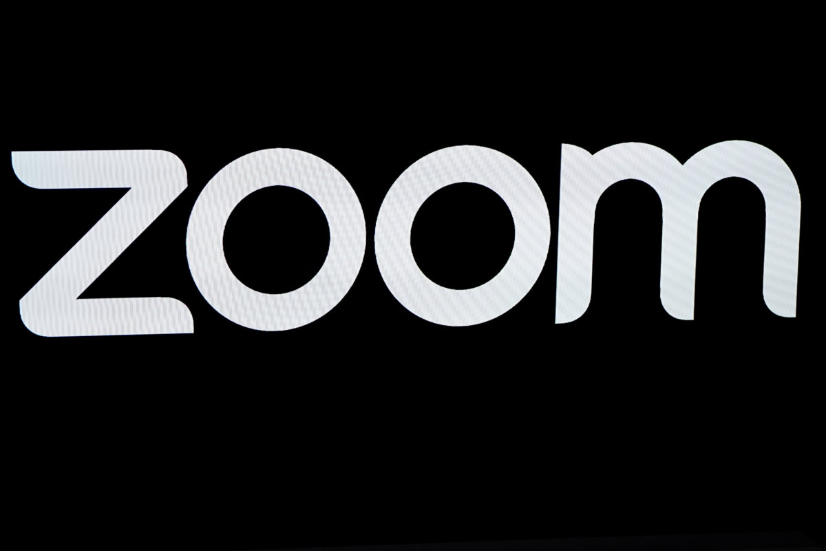 FILE PHOTO: The Zoom Video Communications logo is pictured at