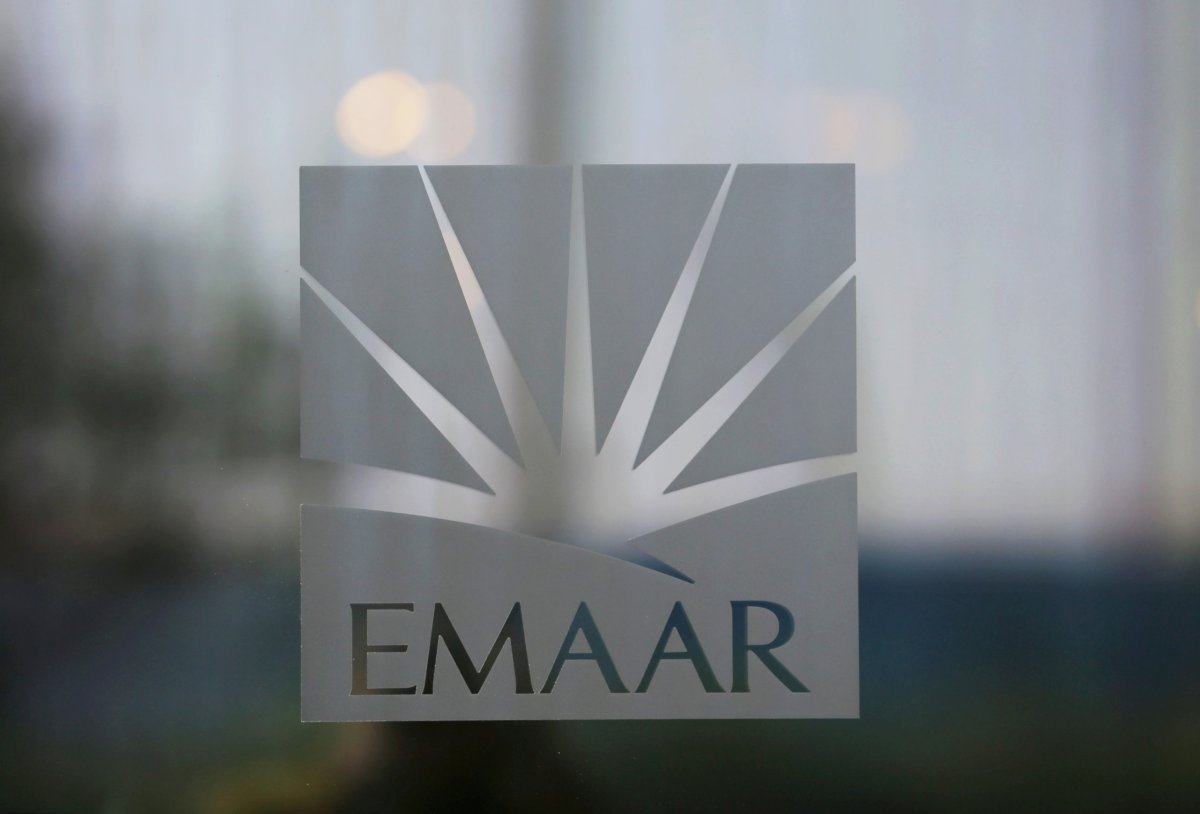 FILE PHOTO: The corporate logo of EMAAR is seen in