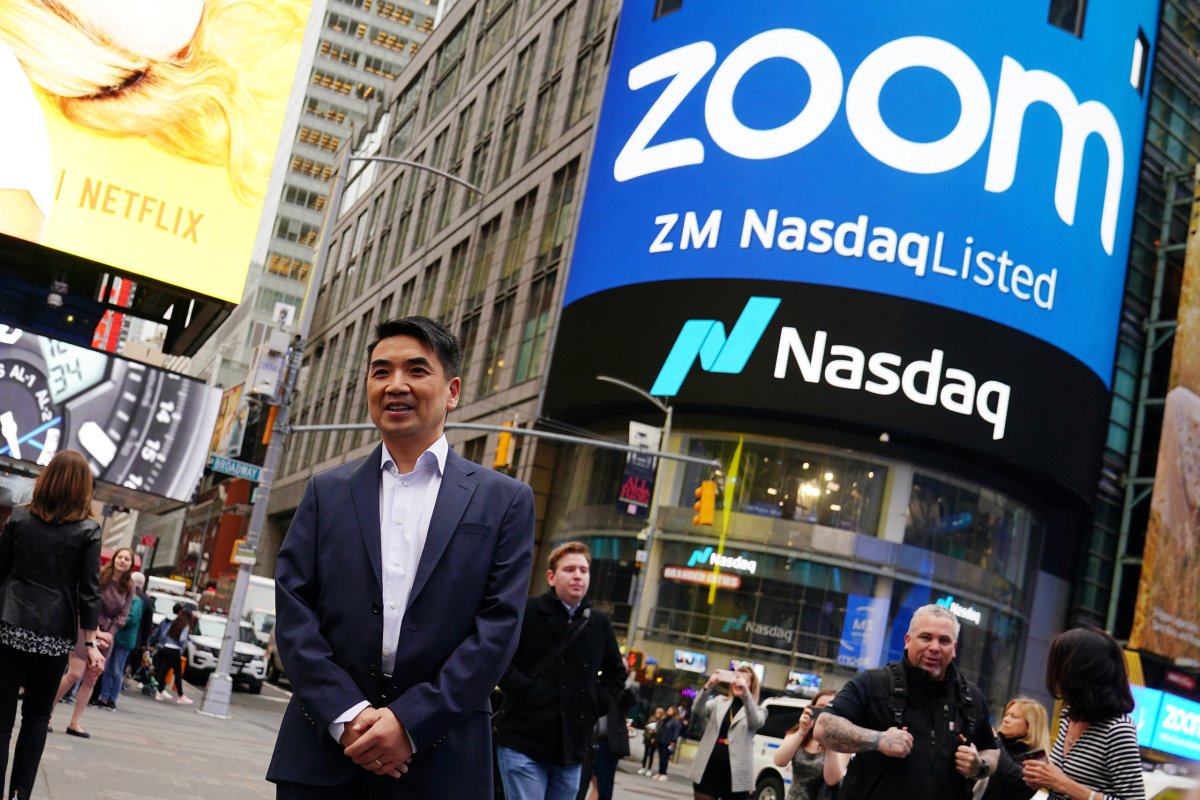 Eric Yuan, CEO of Zoom Video Communications poses for a