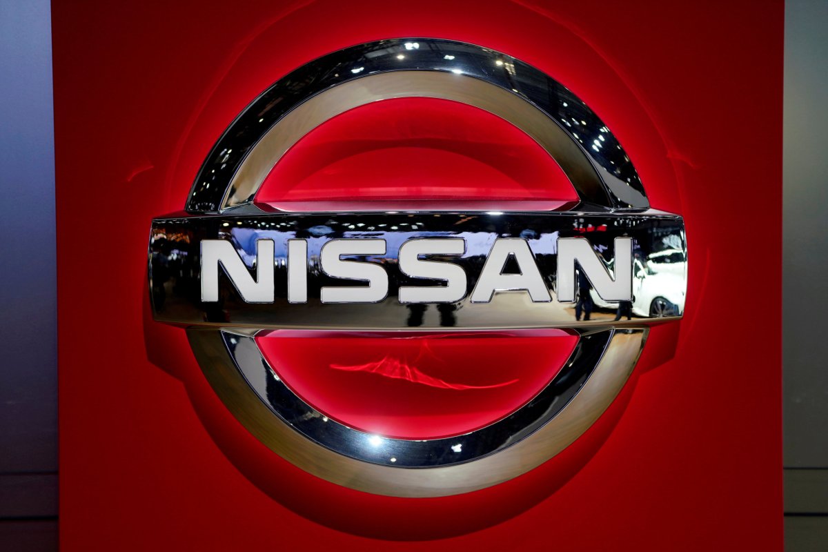 FILE PHOTO: Nissan logo is pictured during the media day