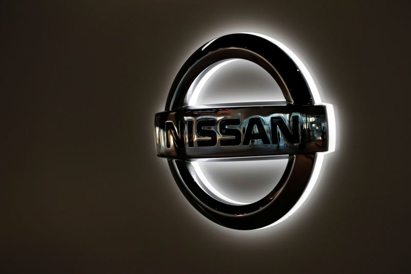 FILE PHOTO:  Nissan Motor’s logo is pictured at its