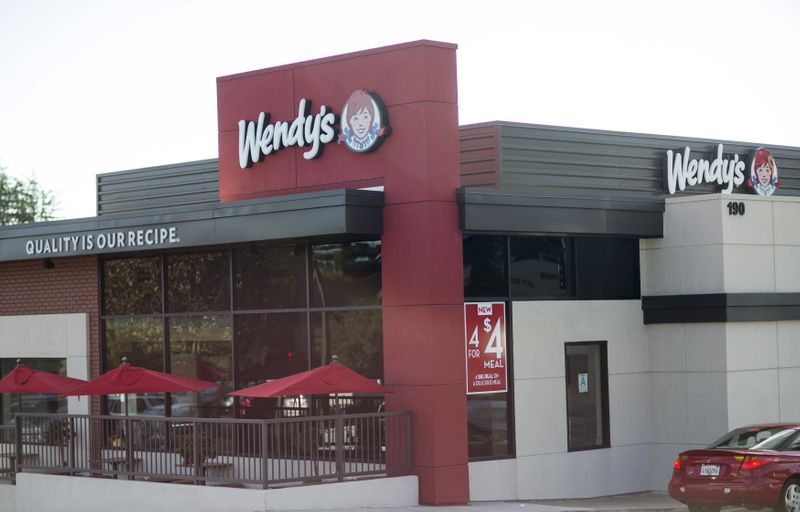 A Wendy’s Co restaurant is pictured in Monrovia