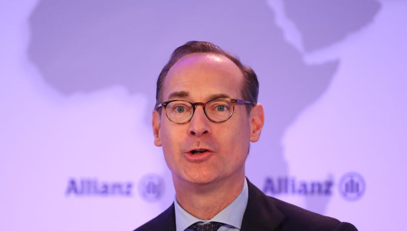 Baete of Allianz SE attends the company’s annual news conference