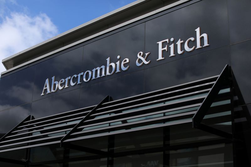 An Abercrombie & Fitch store is shown in La Jolla,