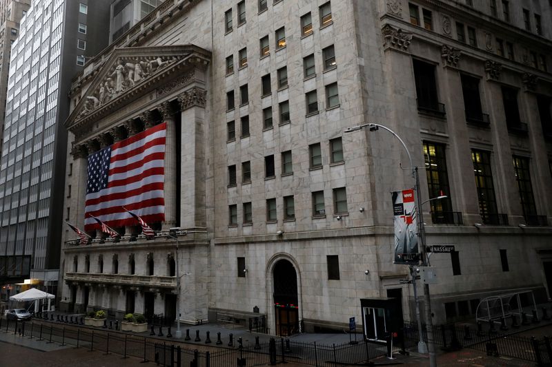 The New York Stock Exchange (NYSE) is seen in the