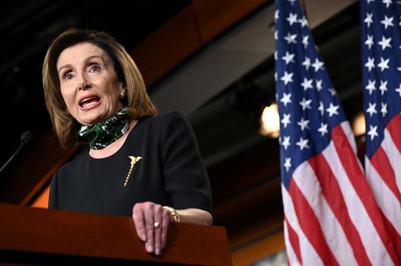 House Speaker Pelosi holds her weekly news conference with Capitol