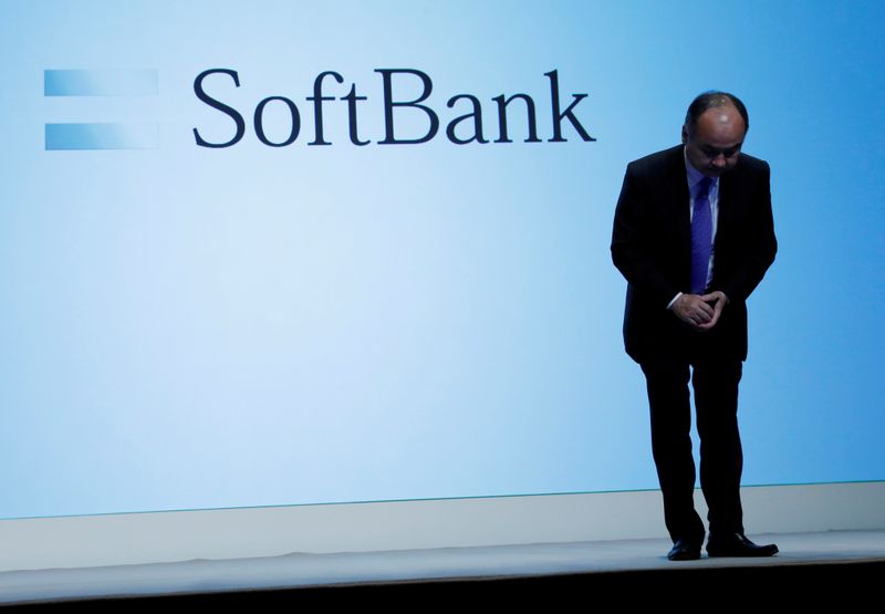 FILE PHOTO: Japan’s SoftBank Group Corp Chief Executive Masayoshi Son