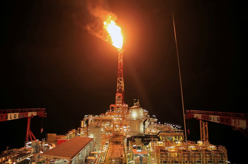 FILE PHOTO: Kaombo Norte floating oil platform is seen at
