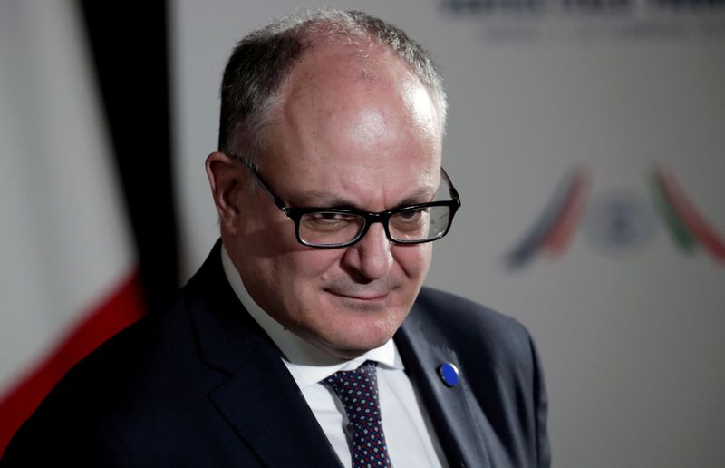 FILE PHOTO: Italy’s Minister of Finance Roberto Gualtieri attends a